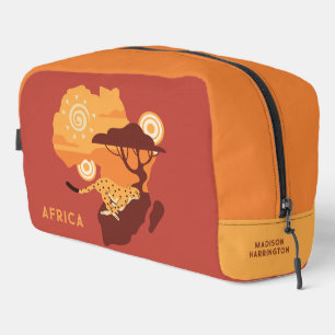 Trousse De Toilette Nom personnalisé Afrique