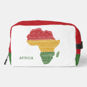 Trousse De Toilette Nom personnalisé Afrique (Verso)