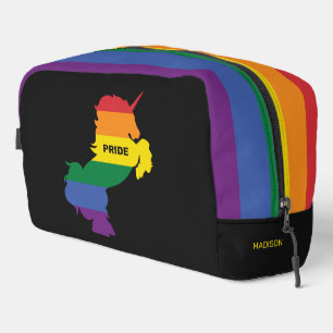 Trousse De Toilette Nom personnalisé Gay Unicorn
