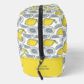 Trousse De Toilette Nom personnalisé Motif citron (Droite)