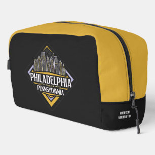 Trousse De Toilette Nom personnalisé / Texte Philadelphie Pennsylvanie
