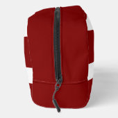 Trousse De Toilette Nom rouge moderne (Droite)