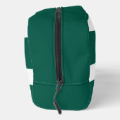 Trousse De Toilette Nom vert moderne (Droite)