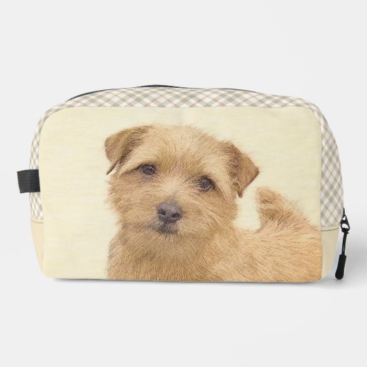 Trousse De Toilette Norfolk Terrier Peinture mignonne Original Animal  (Recto)