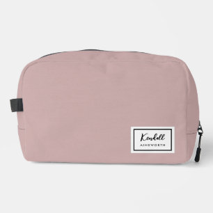 Trousse De Toilette Nostalgie Américaine Classique Simple Minimal Rose