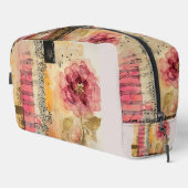 Trousse De Toilette Notes de musique et de fleurs roses (Coin droit)