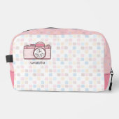 Trousse De Toilette Oh, Snap ! Caméra Pastel Rose (Recto)