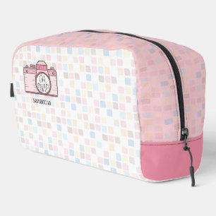 Trousse De Toilette Oh, Snap ! Caméra Pastel Rose