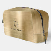 Trousse De Toilette Or Moderne Monogramme (Coin droit)