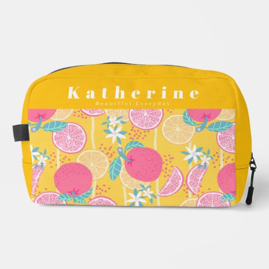 Trousse De Toilette Orange Summer Mustard (Recto)