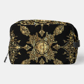 Trousse De Toilette Ornement noir et or (Verso)