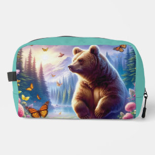 Trousse De Toilette Ours et papillons mignons et colorés