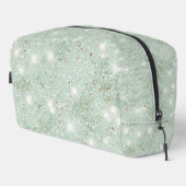Trousse De Toilette Paillettes Fausse Menthe (Coin droit)