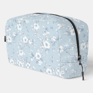 Trousse De Toilette Pale Blue Pays style motif floral