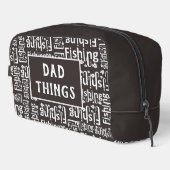 Trousse De Toilette Papa choses Pêche Motif Toilettes (Coin droit)