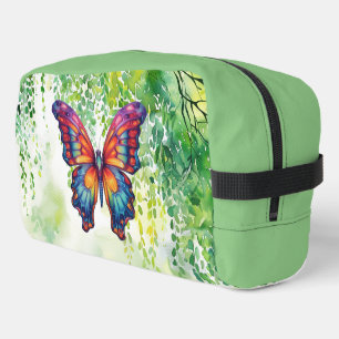 Trousse De Toilette Papillon Bleu Orange Ailes