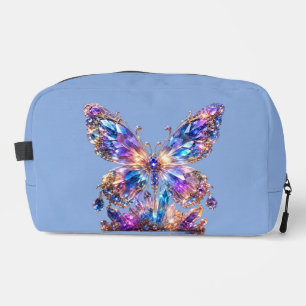 Trousse De Toilette Papillon Cristal Arc-en-Ciel Étincelle Colorée