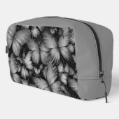Trousse De Toilette Papillon gris imprimé (Coin droit)