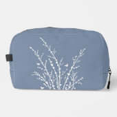 Trousse De Toilette Papillons bleus Dusty Branches botaniques Modernes (Recto)