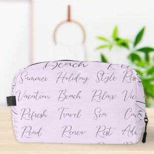 Trousse De Toilette Paroles de vacances d'été modernes et tendance lil