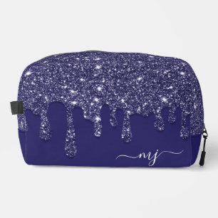 Trousse De Toilette Parties scintillant bleue marine moderne élégant