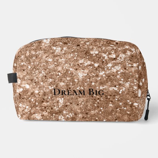Trousse De Toilette Parties scintillant Glitzy Rose Gold Chunky (Recto)