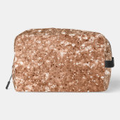 Trousse De Toilette Parties scintillant Glitzy Rose Gold Chunky (Verso)