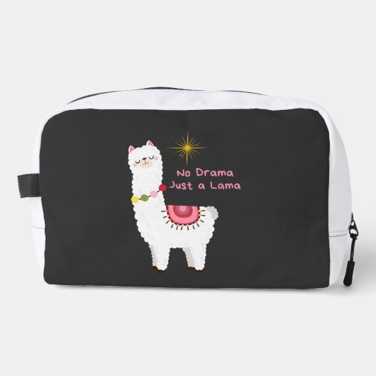 Trousse De Toilette pas de drame, juste un lama (Recto)