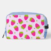 Trousse De Toilette Pastel aux fraises rose (Verso)