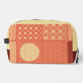 Trousse De Toilette Patchwork Motif Wagara Mix (Recto)