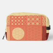 Trousse De Toilette Patchwork Motif Wagara Mix (Verso)