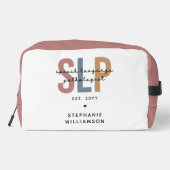 Trousse De Toilette Pathologiste du langage SLP personnalisé (Verso)