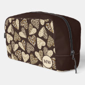 Trousse De Toilette Peau d'animal aux coeurs (Coin droit)