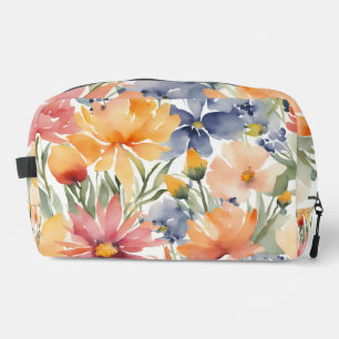 Trousse De Toilette Pêcher des Fleurs sauvages colorés