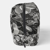 Trousse De Toilette Peinture à l'huile de fleurs en niveaux de gris (Droite)