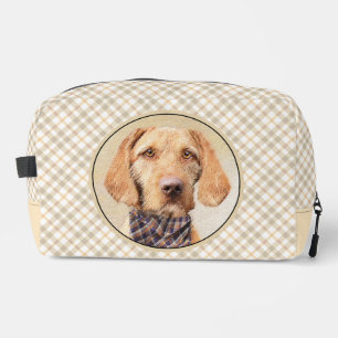 Trousse De Toilette Peinture de Vizsla à poil dur hongrois Art de chie