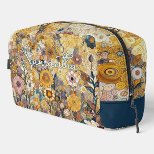 Trousse De Toilette Peinture florale d'art fin de style Art nouveau an