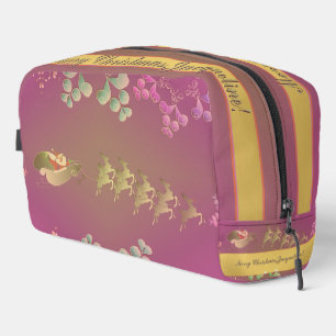 Trousse De Toilette Père Noël Reindeer Purple Accesso