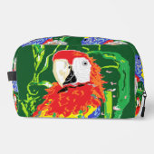 Trousse de toilette : Perroquets amicaux (Recto)