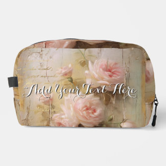 Trousse De Toilette Personalize Romantic Roses Cosmetic Toiletry Bag