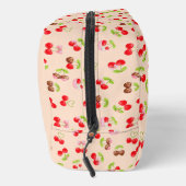 Trousse De Toilette Personalized Cherry and Bow Sweet Aesthetic Name  (Droite)