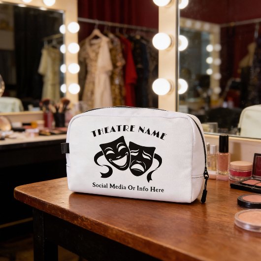 Trousse De Toilette Personalized Theater Acting Class Logo Or Name