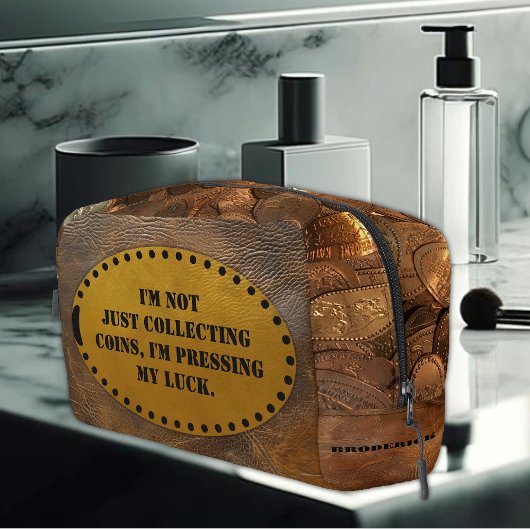 Trousse De Toilette Personnalisable pièce de souvenir élongée/penny pr