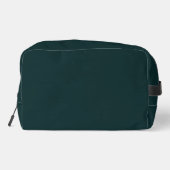 Trousse De Toilette Personnalisé Dark Jungle Green Classic Solid Plain (Verso)