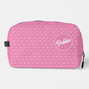 Trousse de toilette personnalisée Pink Waves
