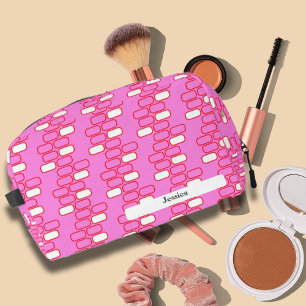 Trousse De Toilette Personnaliser rose de la de toilette Coque de cra