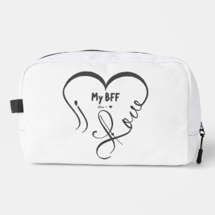 Trousse De Toilette Personnalisez J'aime mon Meilleure Amie • Toi = ♥