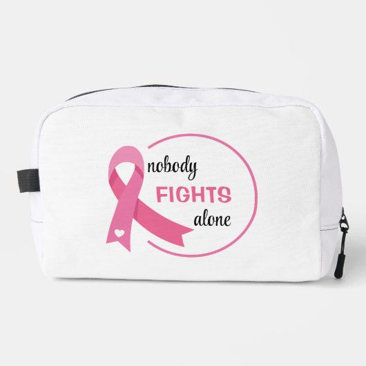 Trousse De Toilette Personne ne combat seul le ruban rose (Recto)