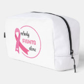 Trousse De Toilette Personne ne combat seul le ruban rose (Coin droit)