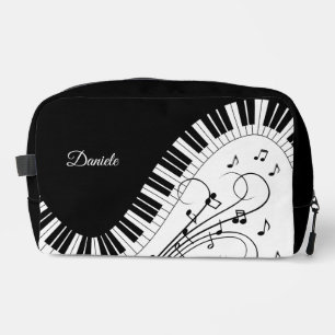 Trousse De Toilette Piano Keyboard Music Design avec nom